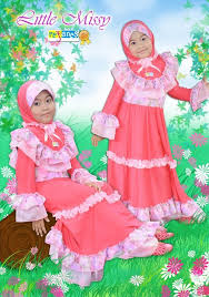 18 Model Baju Muslim Gamis Pesta Anak Terbaru