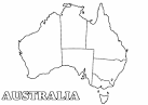 Australia coloring page