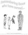 Veterans Day coloring page