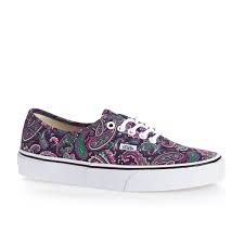 Vans Authentic Shoes - (paisley) Violet/true White | Free Delivery ...