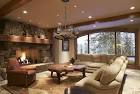 Traditional Living Room Design with Brick Wall Fireplace | Home ...