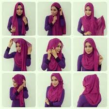 Gambar Tutorial Hijab Modern Simple Casual Terbaru - Terupdate.xyz