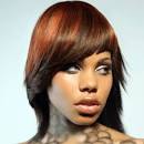 Feathered, Straight Weave