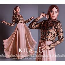 Model baju dress muslim terbaru dan modern KHALIS Balimo - Pusat ...