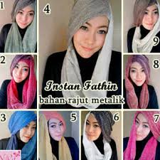 Pashmina dan/ Instant » Pashmina Instant Fatin Glitter � Supplier ...