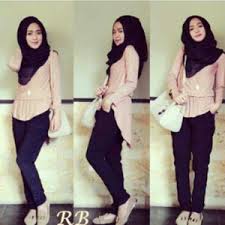 Jual setelan baju hijab terbaru : setelan queen hijab style - Toko ...