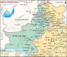 India Pakistan Map, Map of India Pakistan 
