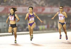 陸上女子高校生|群馬県高校新人陸上 女子100m決勝 Rookie\u0027s Track meet of H.S. in Gunma Pref. Women\u0027s 100m  Final Cute Japanese girls