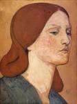Portrait of Elizabeth Siddal, watercolour by Rossetti