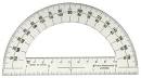 Clear Plastic 180 Degree Protractor | The Math Learning Center Catalog