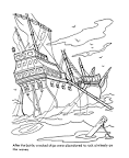 Pirates of the Caribbean coloring page