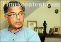 Actor, playwright Girish Karnad during an interview with The Times of India, ... - Girish Karnad
