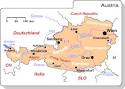 Artdreamguide: Austria. Carta geografica dell&39;Austria - Mappa dell&39;