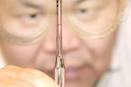 with the 10.00 mL pipette,
