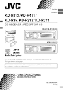 JVC CD Receiver Instruction Manual | ManualsOnline.