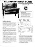 RELOADING BENCH PLANS