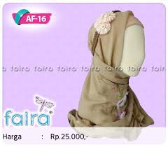 Aksesoris Jilbab Merk Faira AF-16 | Jual jilbab online