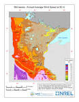 Wind Powering America: Minnesota 80-Meter Wind Map and Wind ...