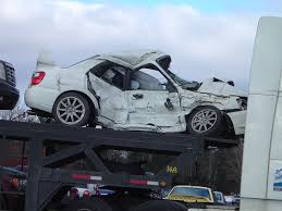 Wrecked Subaru sti Photos