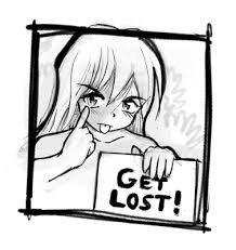 get lost
