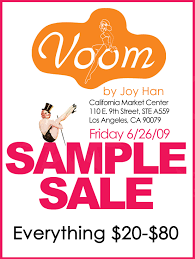 sample sale