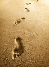 FOOTPRINTS IN THE SAND
