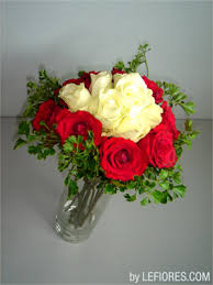 red white roses