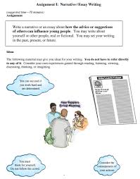 narrative essay example