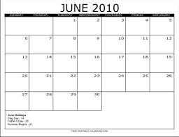 2010 printable calendars
