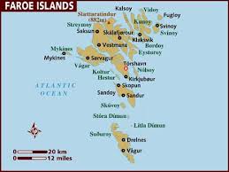 Map of Faroe Islands