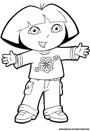 dora coloring pictures