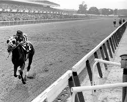 Secretariat wins the Belmont