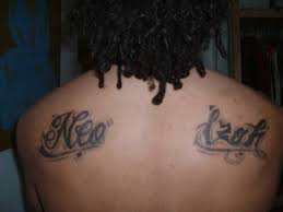 children name tattoo