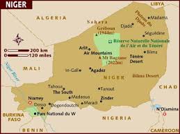 Map of Niger