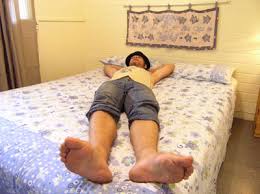 feet first