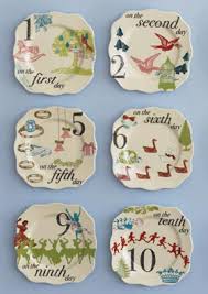 christmas plates