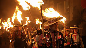 Revellers celebrate Guy Fawkes