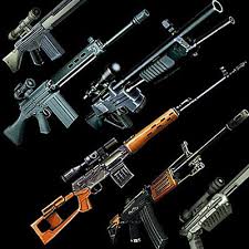 assault rifles