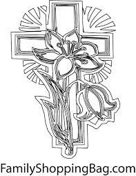 coloring pictures cross