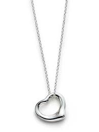 elsa peretti open heart necklace