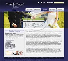 sample wedding websites