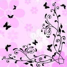 black butterflies