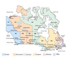 time zones in canada