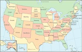 printable united states map