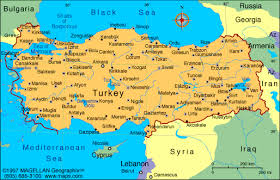 turkey map