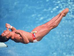 Greg Louganis smashed his