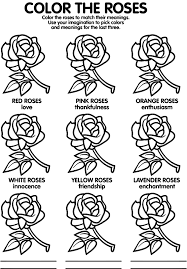 roses coloring pages