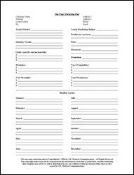 marketing plan example