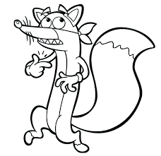 dora coloring pictures