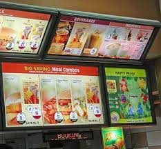 mcdonalds menu